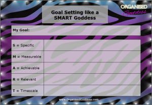 Goal Setting Like A SMART Goddess template